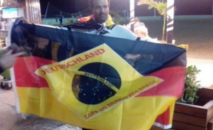 Todos contra Argentina: venden banderas de Brasil con los colores de  Alemania 