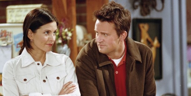 Mónica y Chandler de Friends, ¿novios en la vida real?