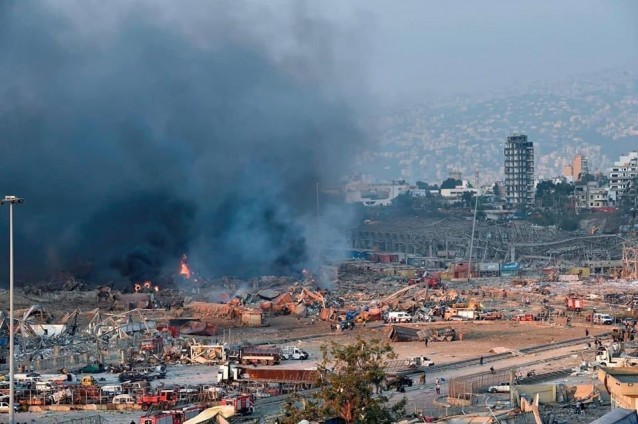 Explosión Beirut Líbano