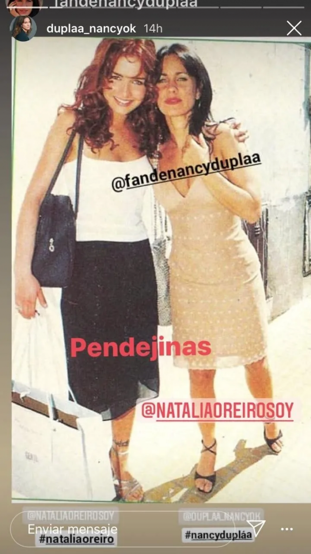 Nancy Dupláa sorprendió al compartir una foto junto a Natalia Oreiro, ex de Pablo  Echarri | InfoVeloz.com