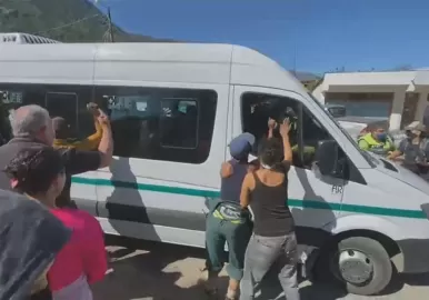 incidentes en chubut alberto fernandez