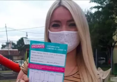 militante vacunada