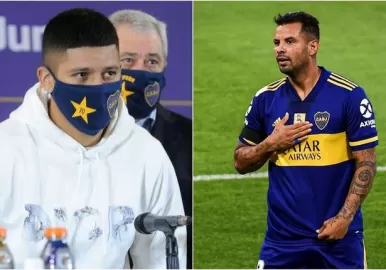 Edwin Cardona y Marcos Rojo