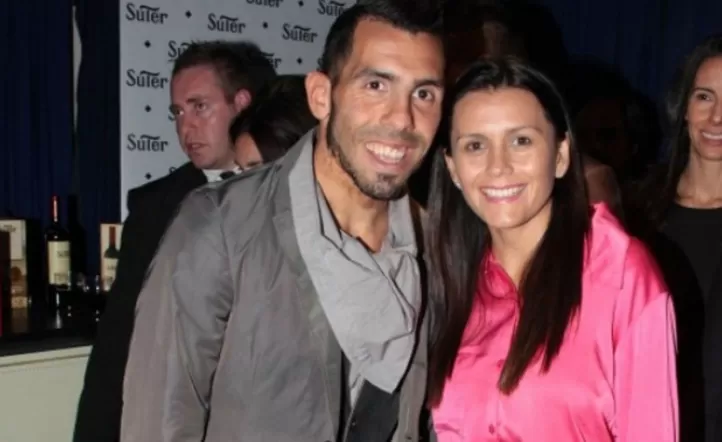 Carlos Tévez y Vanesa Mansilla