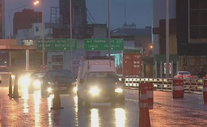 Controles en el puente Pueyrredón