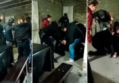 ladron apuñalo a policia