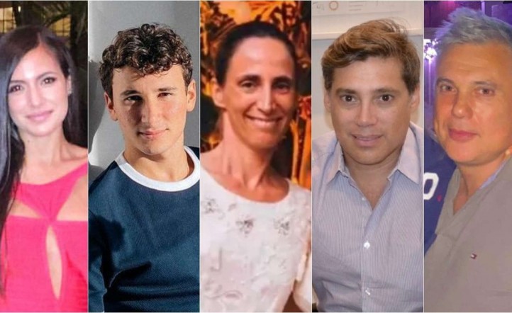 Cinco de los nueve argentinos desaparecidos entre los que hay niños y ancianos.