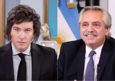 javier milei alberto fernandez