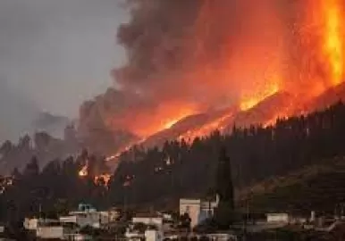 Volcan islas canarias