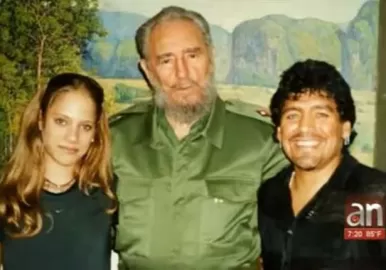 fidel castro diego maradona