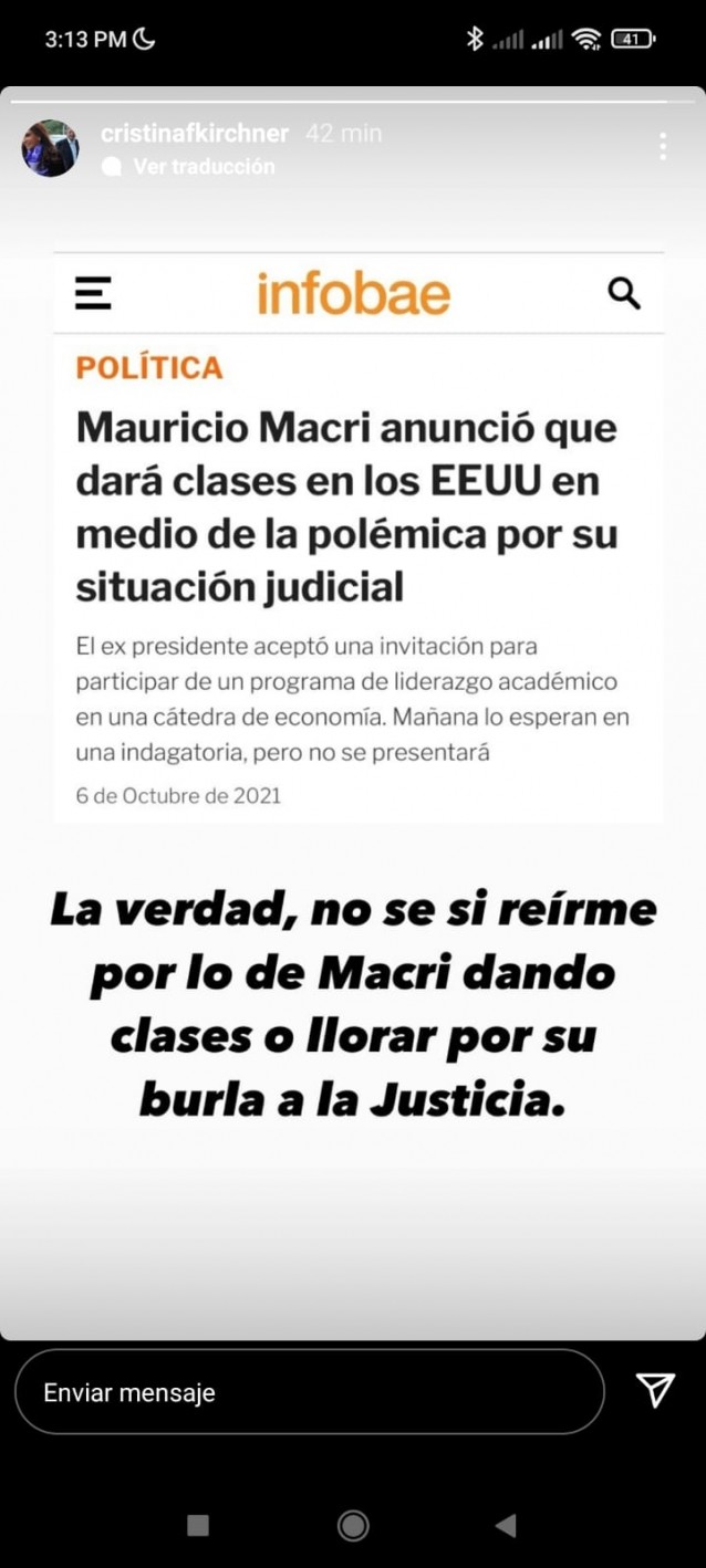 CFK - Mauricio Macri