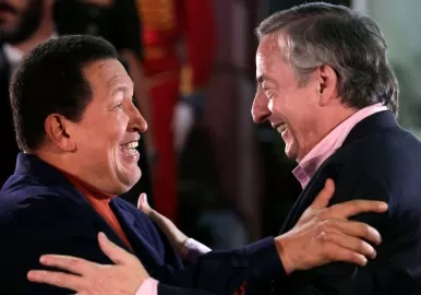 hugo chavez nestor kirchner