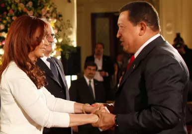 cristina kirchner hugo chavez