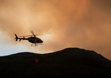 helicoptero incendio neuquen