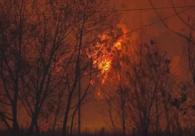 fuego en corrientes incendios