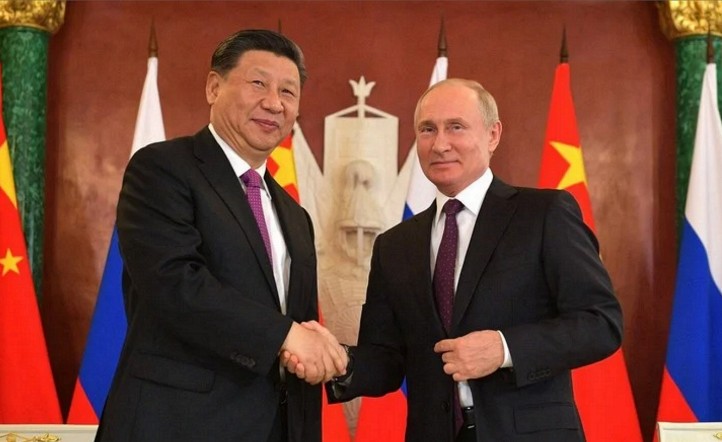 Xi Jinping, presidente de China y Putin, presidente de Rusia