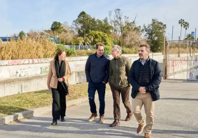 María Eugenia Vidal, Julio Garro, Mauricio Macri y Cristian Ritondo hoy en La Plata