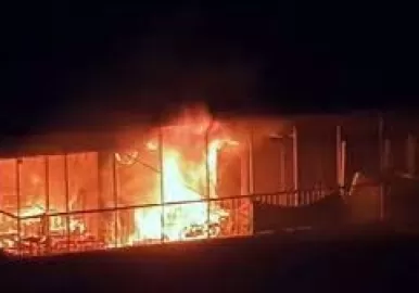 Incendio en recoleta