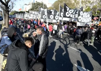 piquete plaza de mayo