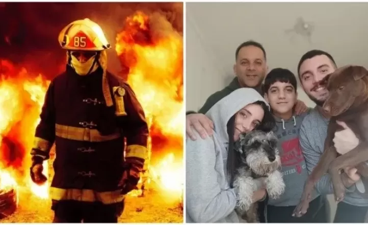 Incendio en caseros - Fuente: Crónica