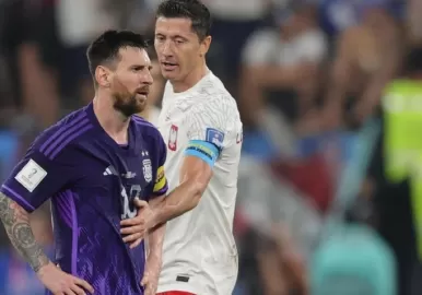 messi y robert lewandowski