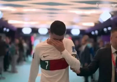 cristiano ronaldo llorando