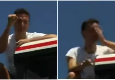 scaloni llorando de emocion