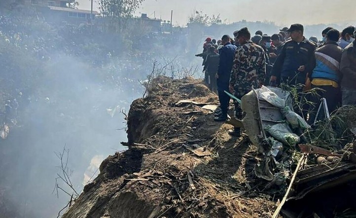 Tragedia aérea en Nepal - Foto: Télam