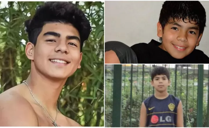 Fernando Báez Sosa en diferentes etapas de su vida.