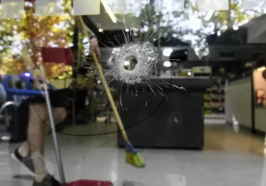 balacera supermercado