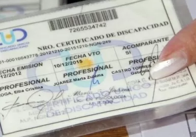 certificado discapacidad