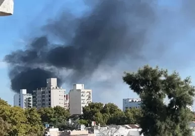 incendio en caseros