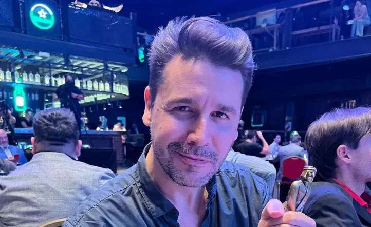 Emmanuel Danann en la entrega de los Martín Fierro (medios digitales)