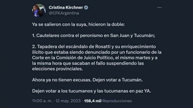 CRISTINA KIRCHNER