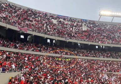 hincha de river muerto