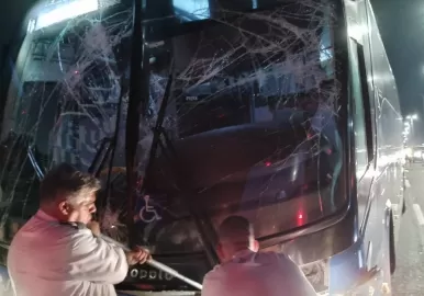 Micro de Racing - Choco en Río de Janeiro (Foto: gentileza ESPN)