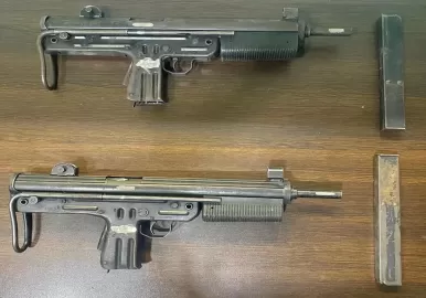 Fueron decomisados dos ametralladoras FMK3 - Foto: Gendarmería (Extraída de La Nación)