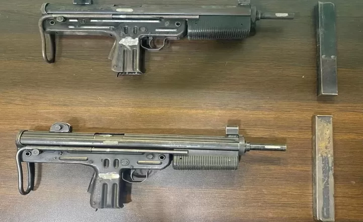 Fueron decomisadas dos ametralladoras FMK3 - Foto: Gendarmería (Extraída de La Nación)