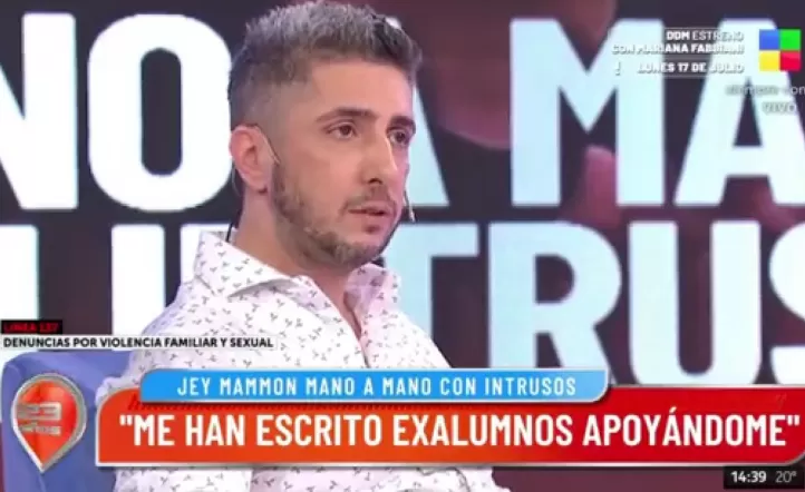 Jey Mammon se enfrentó con Pampito y Laura Ubfal.
