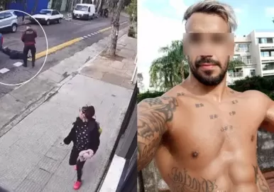 POLICIA BALEO POSIBLE FEMICIDA