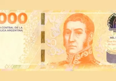 BILLETE DE $1000