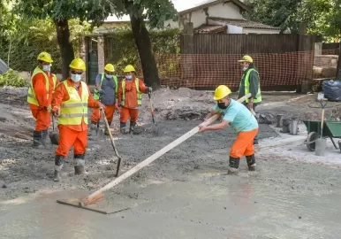 trabajadores obra publica