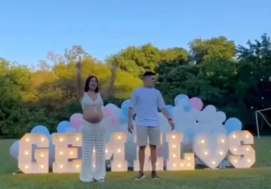 Thiago Medina - Daniela Celis revelaron sexo de sus bebés