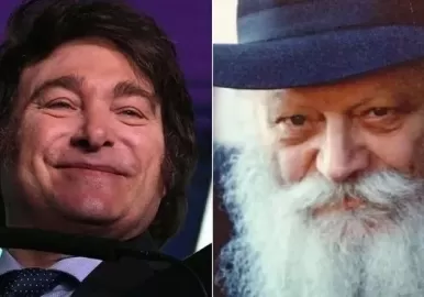 rebe de lubavitch javier milei