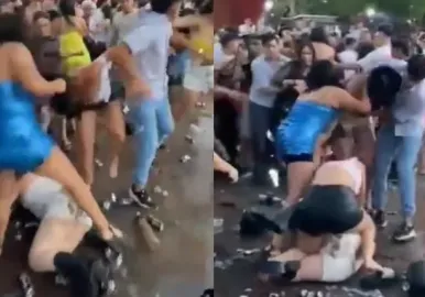 pelea mujeres corrientes