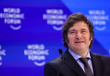 javier milei davos