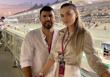 kun aguero sofia calzetti