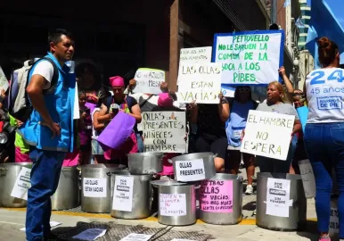 merenderos reclamo alimentos