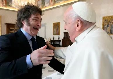 papa francisco javier milei