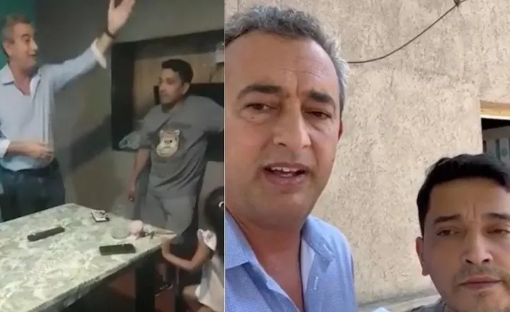 Britos junto a Javkin